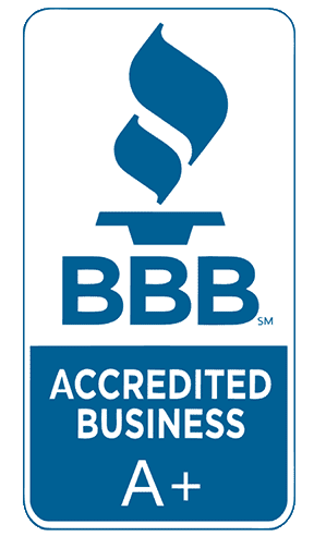 BBB Accredited Business, A+ rating